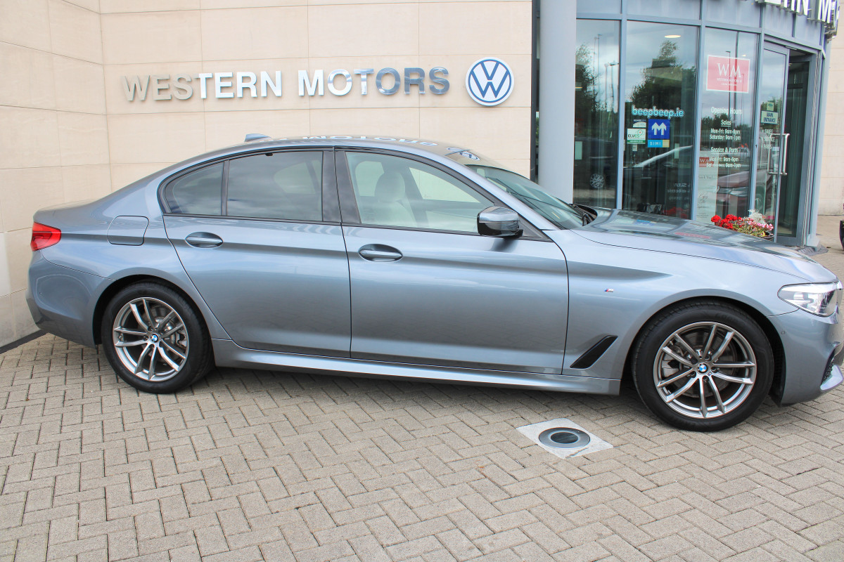 BMW 5 Series 520 D M Sport Mhev, G30, Driver Assist Package, Apple Carplay & Android Auto, LED Lights, Electric & Heated Leather Seats